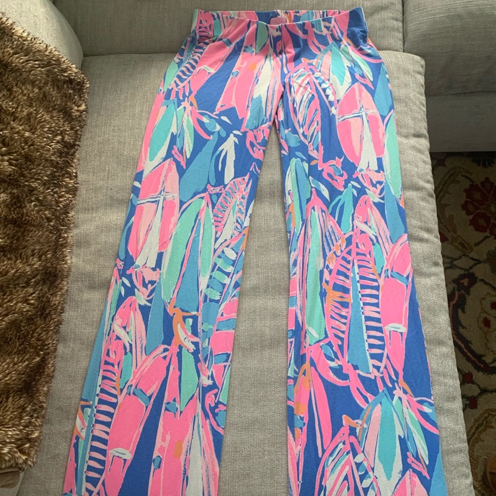 Lilly Pulitzer Pull on palazzo pants
